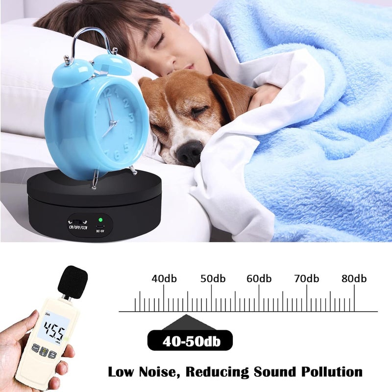 YVV Motorized Rotating Display Stand, Cup Display Turner Stand, Electric Rotating Base for Glitter Tumblers, 360 Automatic Mute Rotating Turntable with 4 Colors Backgrounds for Epoxy Cup Display - Image 5
